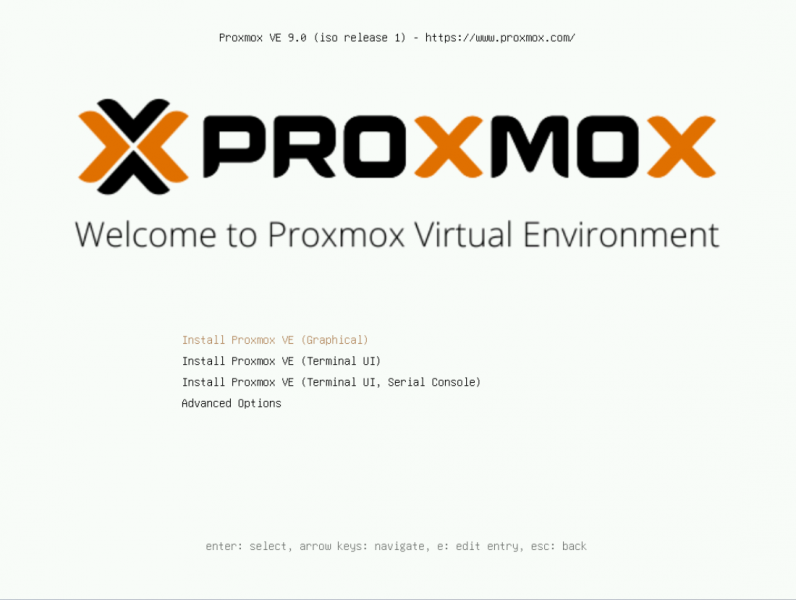 Install Proxmox VE